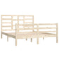 Bedframe Massief Hout 150X200 Cm 5Ft King Size