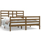 Bedframe Massief Hout Honingbruin 160X200 Cm