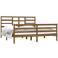 Bedframe Massief Hout Honingbruin 180X200 Cm 6Ft Super King