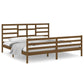 Bedframe Massief Hout Honingbruin 200X200 Cm