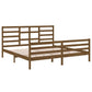 Bedframe Massief Hout Honingbruin 200X200 Cm
