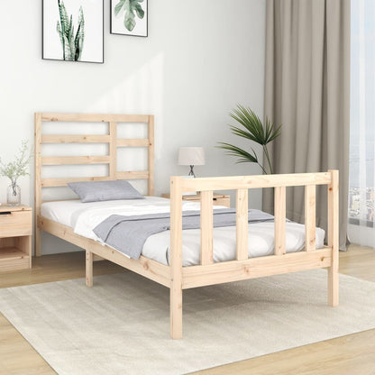 Bedframe Massief Hout 75X190 Cm 2Ft6 Small Single
