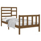 Bedframe Massief Hout Honingbruin 75X190 Cm 2Ft6 Small Single