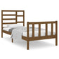 Bedframe Massief Hout Honingbruin 90X190 Cm 3Ft Single