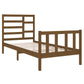 Bedframe Massief Hout Honingbruin 90X190 Cm 3Ft Single