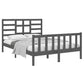 Bedframe Massief Hout Grijs 120X190 Cm 4Ft Small Double