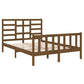 Bedframe Massief Hout Honingbruin 120X190 Cm 4Ft Small Double