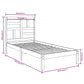Bedframe Massief Hout Honingbruin 75X190 Cm 2Ft6 Small Single