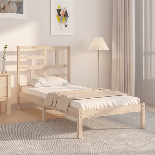 Bedframe Massief Hout 90X190 Cm 3Ft Single