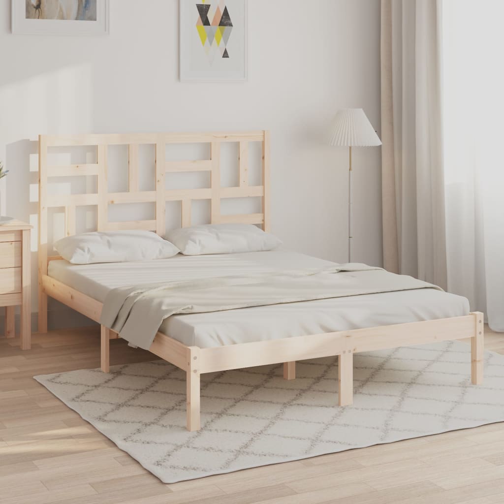 Bedframe Massief Hout 140X200 Cm
