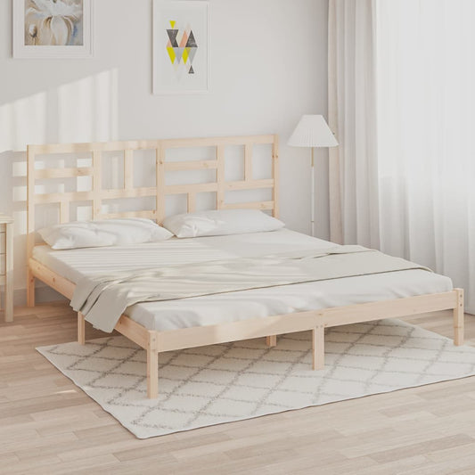 Bedframe Massief Hout 180X200 Cm 6Ft Super King