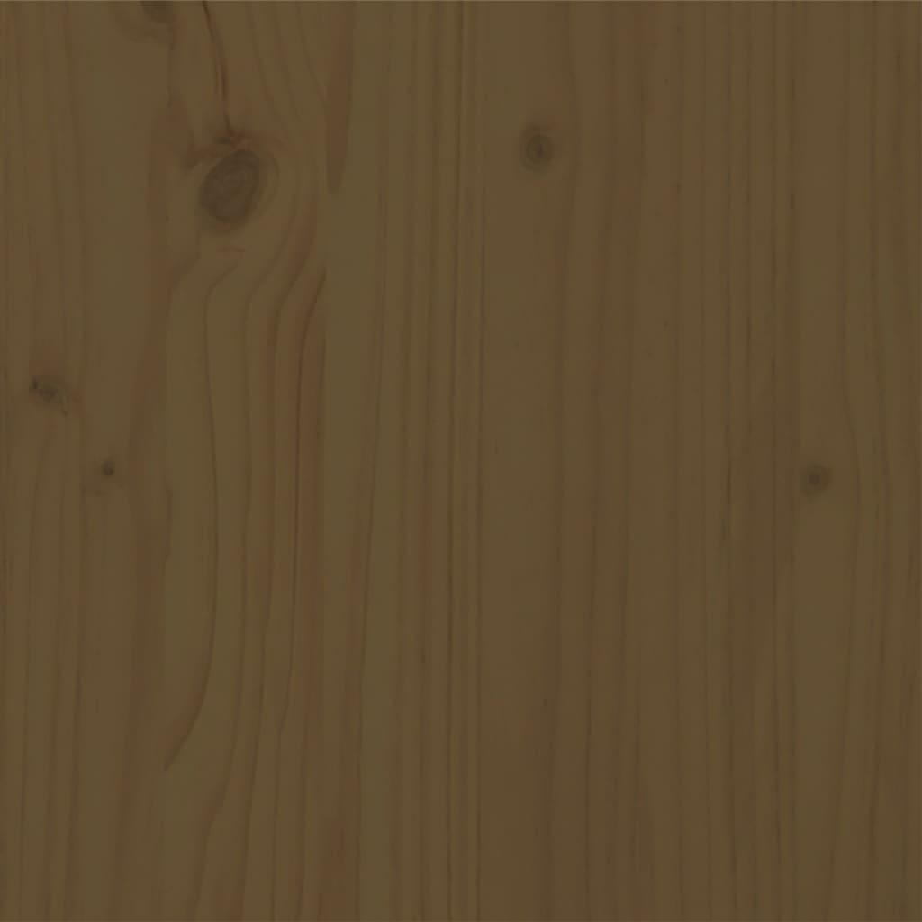 Bedframe Massief Hout Honingbruin 180X200 Cm 6Ft Super King