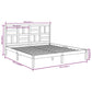 Bedframe Massief Hout Zwart 200X200 Cm