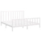 Bedframe Massief Grenenhout Wit 180X200 Cm 6Ft Super King