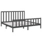 Bedframe Massief Grenenhout Grijs 180X200 Cm 6Ft Super King