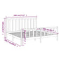 Bedframe Massief Grenenhout Zwart 180X200 Cm 6Ft Super King