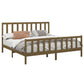Bedframe Massief Grenenhout Honingbruin 200X200 Cm