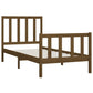 Bedframe Massief Hout Honingbruin 90X200 Cm