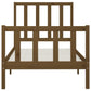 Bedframe Massief Hout Honingbruin 90X200 Cm