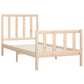 Bedframe Massief Hout 100X200 Cm