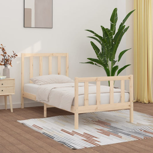 Bedframe Massief Hout 100X200 Cm
