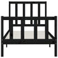 Bedframe Massief Hout Zwart 100X200 Cm