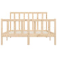 Bedframe Massief Hout 120X200 Cm