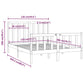 Bedframe Massief Hout 120X200 Cm
