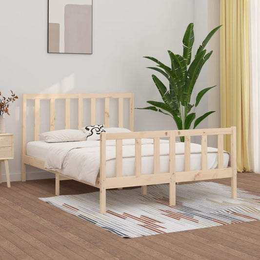 Bedframe Massief Hout 120X200 Cm