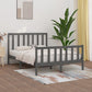 Bedframe Massief Hout Grijs 120X200 Cm