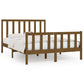 Bedframe Massief Hout Honingbruin 120X200 Cm