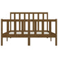 Bedframe Massief Hout Honingbruin 120X200 Cm