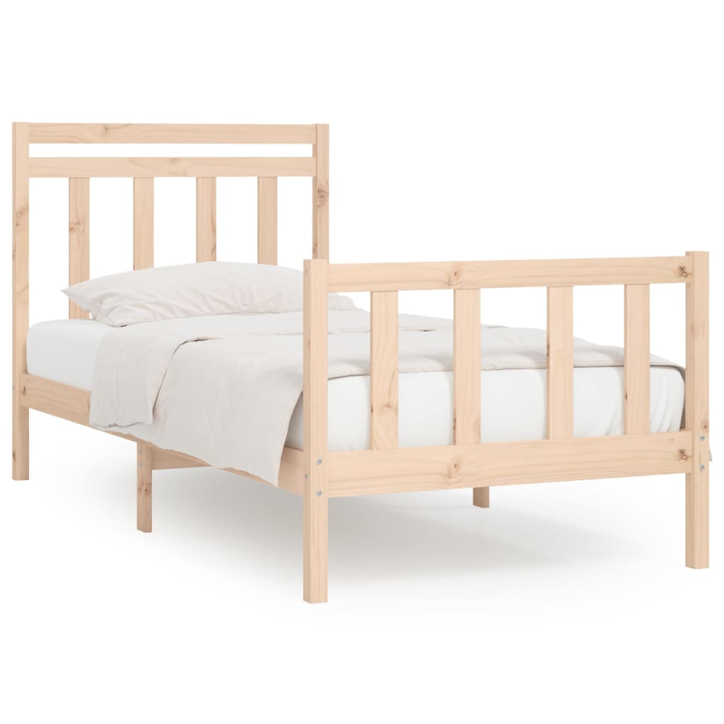 Bedframe Massief Grenenhout 90X200 Cm