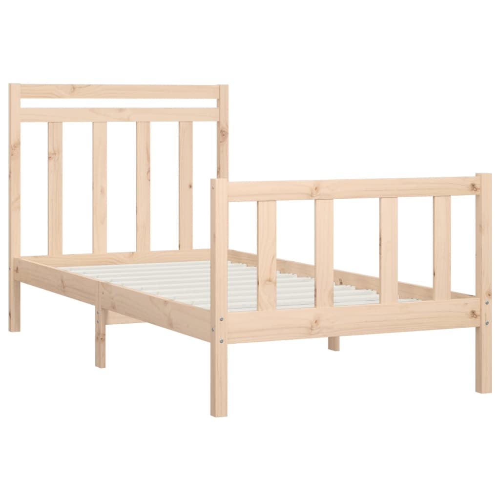Bedframe Massief Grenenhout 90X200 Cm