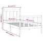 Bedframe Massief Grenenhout Grijs 90X200 Cm