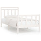 Bedframe Massief Grenenhout Wit 100X200 Cm