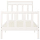 Bedframe Massief Grenenhout Wit 100X200 Cm