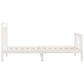 Bedframe Massief Grenenhout Wit 100X200 Cm