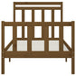 Bedframe Massief Grenenhout Honingbruin 100X200 Cm
