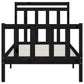 Bedframe Massief Grenenhout Zwart 100X200 Cm