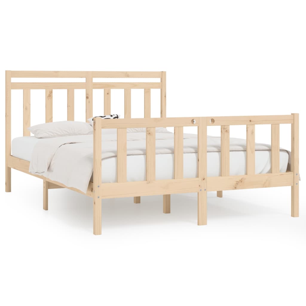 Bedframe Massief Grenenhout 120X200 Cm