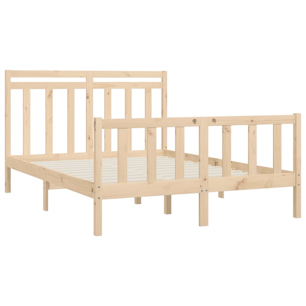 Bedframe Massief Grenenhout 120X200 Cm