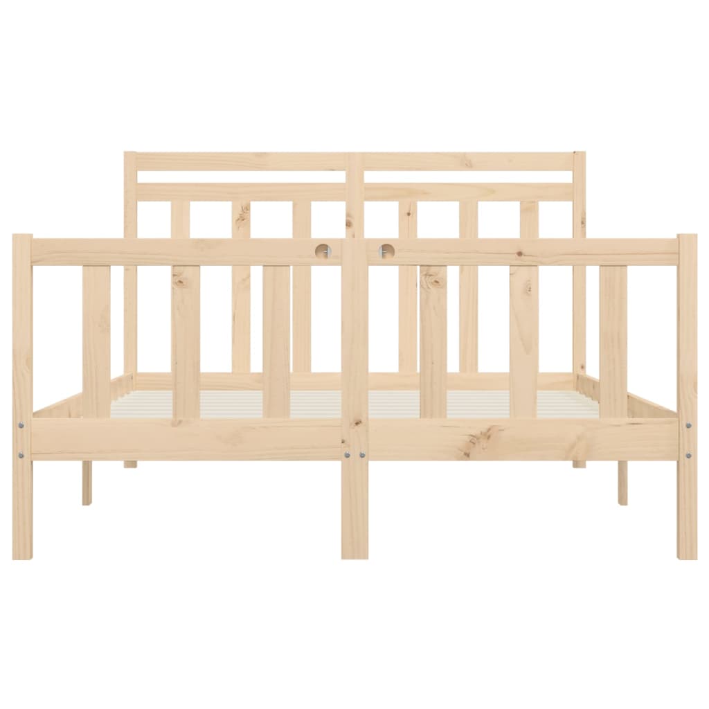 Bedframe Massief Grenenhout 120X200 Cm