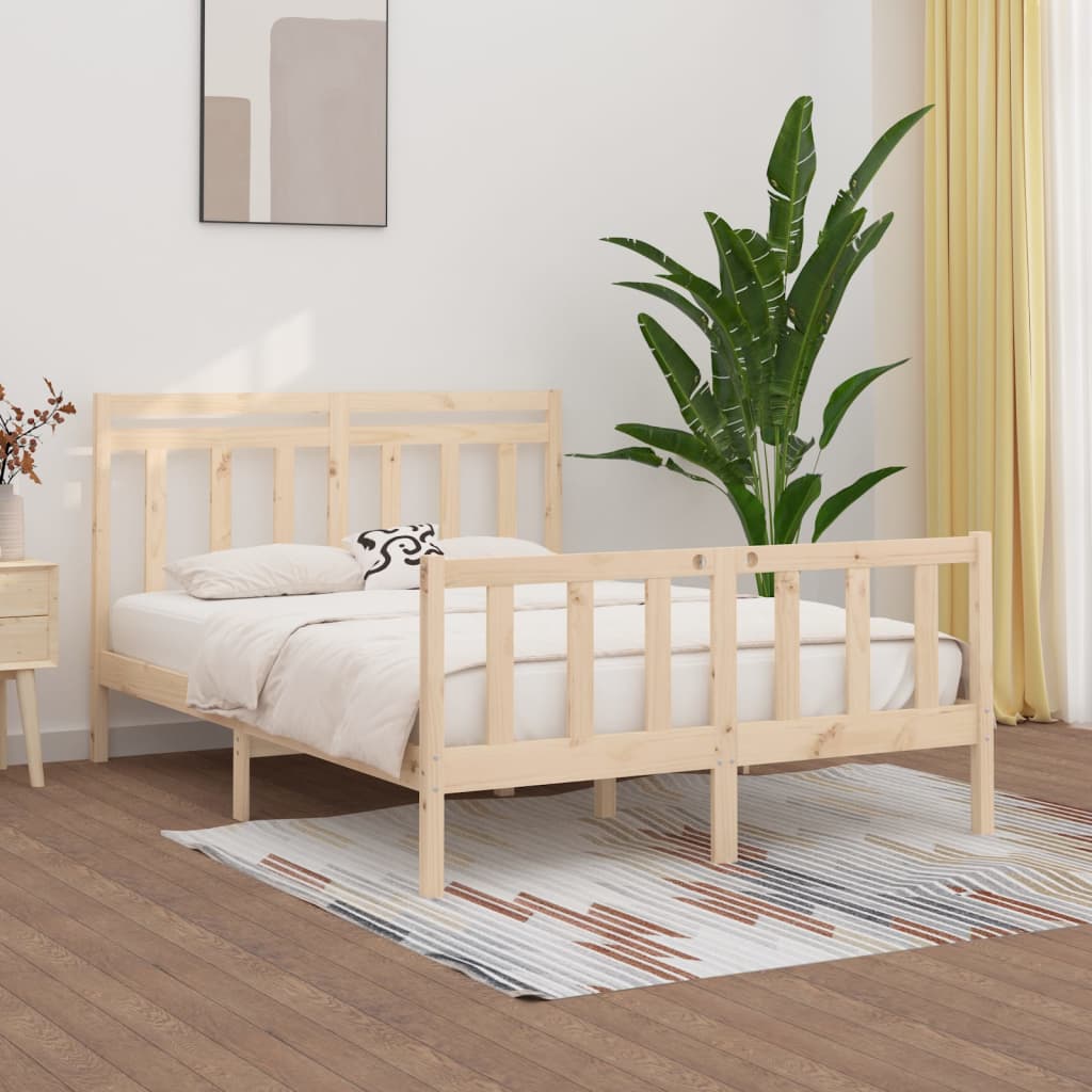 Bedframe Massief Grenenhout 120X200 Cm