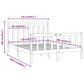 Bedframe Massief Grenenhout Honingbruin 120X200 Cm