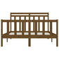 Bedframe Massief Grenenhout Honingbruin 140X200 Cm
