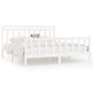 Bedframe Massief Grenenhout Wit 180X200 Cm 6Ft Super King