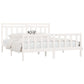 Bedframe Massief Grenenhout Wit 180X200 Cm 6Ft Super King