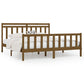 Bedframe Grenenhout Honingbruin 180X200 Cm 6Ft Super King