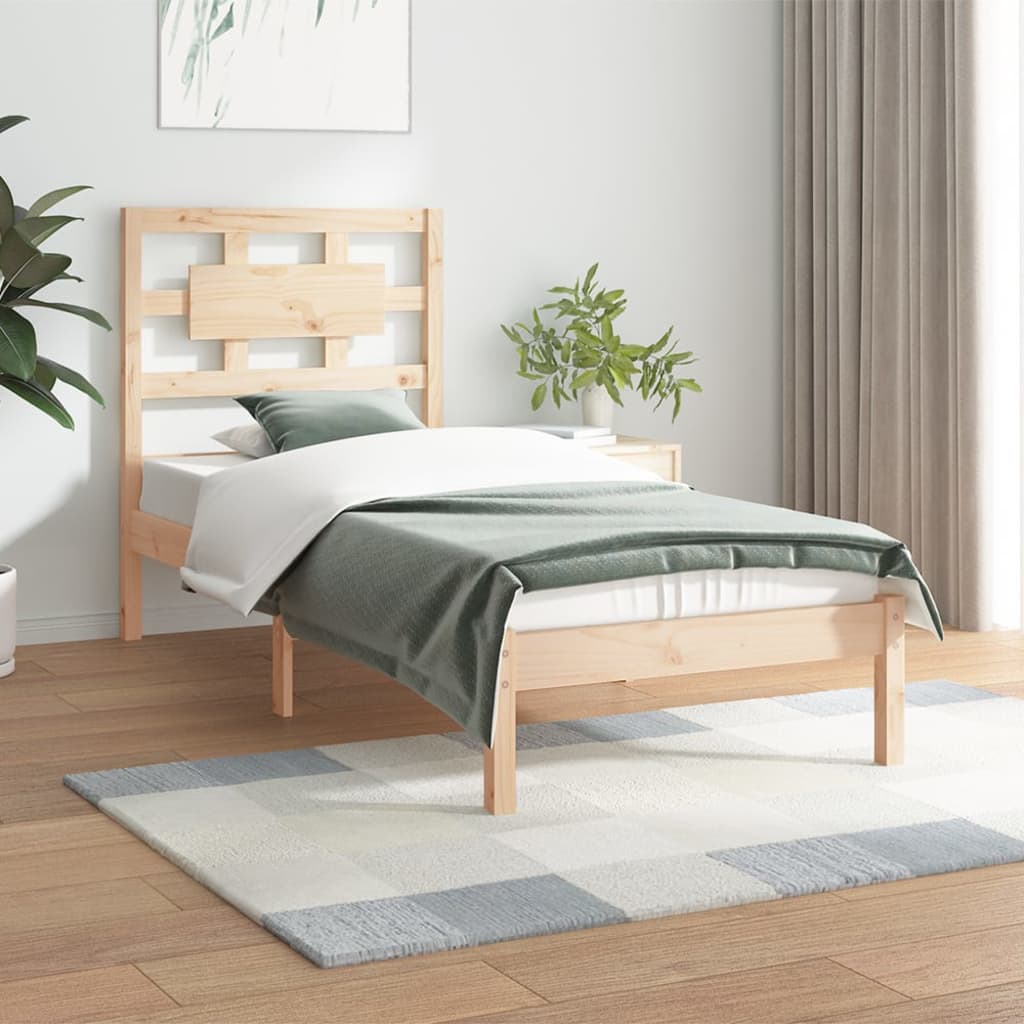 Bedframe Massief Grenenhout 90X200 Cm